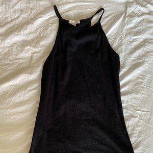 Black High Neck Top